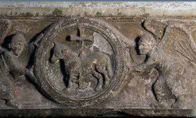 Polichromy on Bas relief - REA - Restauro e Arte