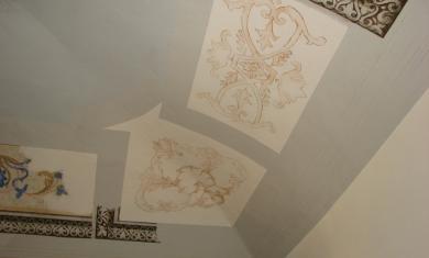 Decorations in a historical building - REA - Restauro e Arte